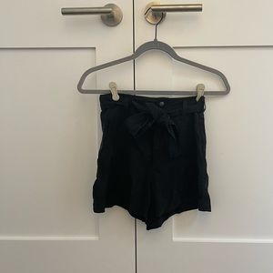 Abercrombie & Fitch Black Tie Shorts